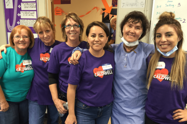 caldwell dental volunteer team